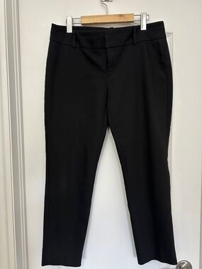 Calvin Klein Black Straight-Leg Dress Pants